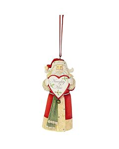 Naughty or Nice Santa Ornament