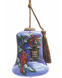 Japanese Lantern With Cardinal