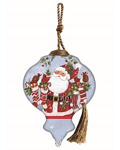 Santa with Stockings