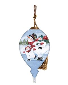 Skating Together Ornament