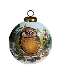 Winter Woodland Owl Ornament