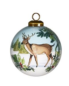 Winter Woodland Deer Ornament