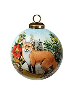 Winter Woodland Fox Ornament