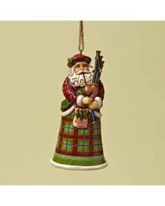 Scottish Santa Ornament