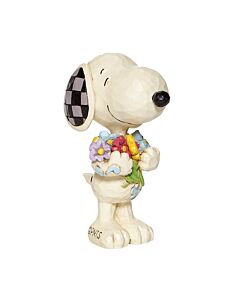 Mini Snoopy With Flowers