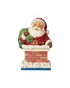 Santa in Chimney Mini -