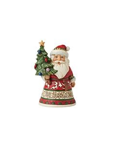 Mini Santa Holding Tree