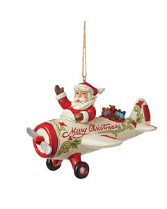 Santa in Airplane