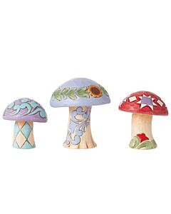 Mushroom Set, Set of 3
