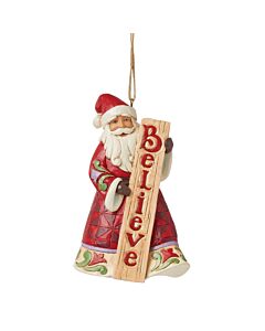 Santa Porch Board Ornament