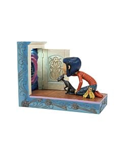 Coraline Kneeling at Down Door