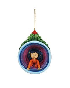 Coraline in Purple Tunnel Ornament