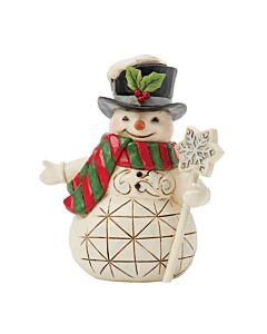 Mini Snowman w/ a Snowflake Staff