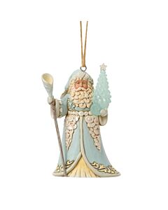 Santa w/ Sea Glass Tree