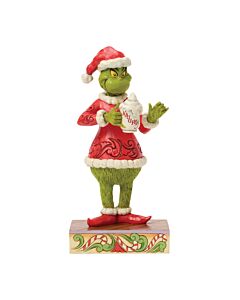 Grinch with Hot Chocolate Mug