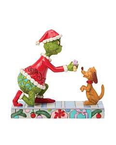 Grinch Giving Max a Bone