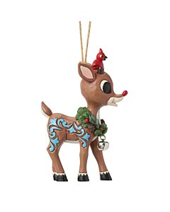 Rudolph with Wreath Around Neck
