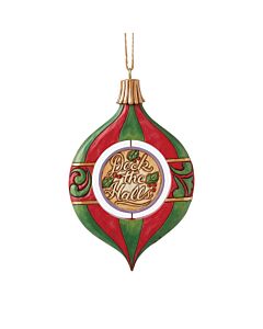 Santa/Tree Rotating Promo Orn