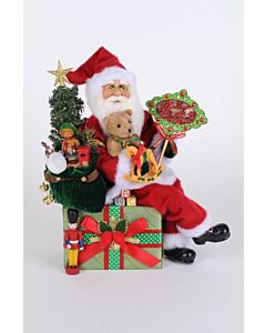 Lighted Merry Christmas Santa