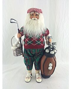 Golf Santa With Basket