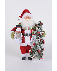 Lighted Snowy Days Santa