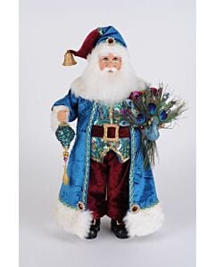 Jeweled Peacock Santa