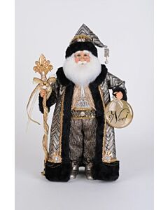 Silver and Gold Santa
