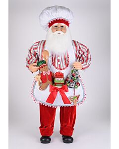 Baking Up Goodies Santa