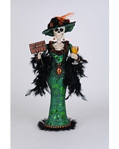 Wine Devine Lady Skeleton