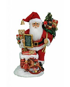 Lighted Good Saint Nick Chimney