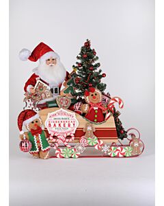 Lighted Gingerbread Bakery Sleigh