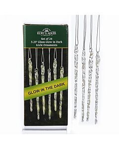 Glow In Dark Icicles Set of 24