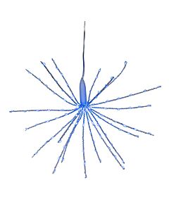 12" 3D Starburst with Blue Fairy Lights