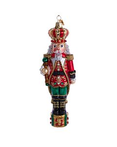 Bellissimo Elegant Glass King Nutcracker