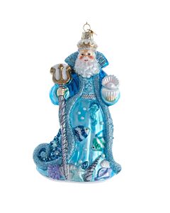 Bellissimo Elegant Glass Under the Sea Santa