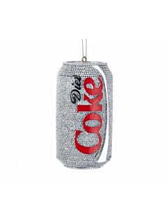 Glittered Diet Coke Can Ornament