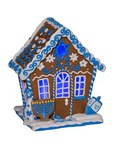 Gingerbread LED Hanukkah House