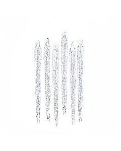 Spun Glass Icicle Box of 6