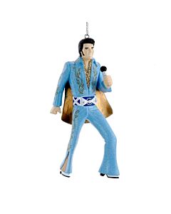 Elvis Presley® in a Blue Suit