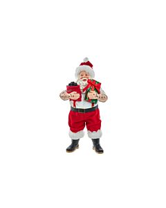 Tattoo Santa with Gift Box