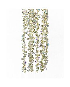Iridescent And Gold Beaded Garland