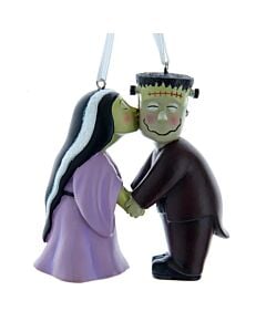 Monster Couple Kissing Ornament