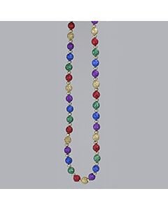Multi-Colored Glitter Beaded Garland