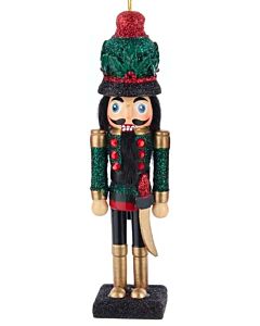 Green, Black and Gold Hollywood Nutcracker Ornament