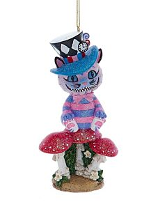Cheshire Cat Nutcracker Ornament