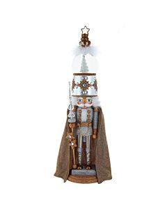Lighted Gold and Silver Hollywood Nutcracker