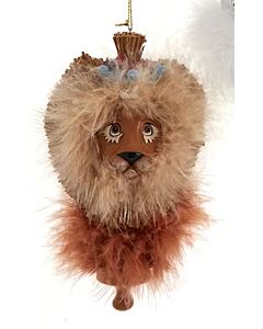 Lion Holly Hat Ornament