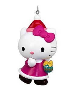 Hello Kitty with Santa Hat Ornament
