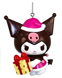 Kuromi with Santa Hat Ornament