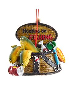 Hooked On Fishing Ornament